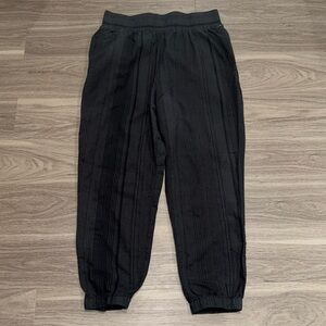 Hurley Women’s Gray Striped Joggers size XL